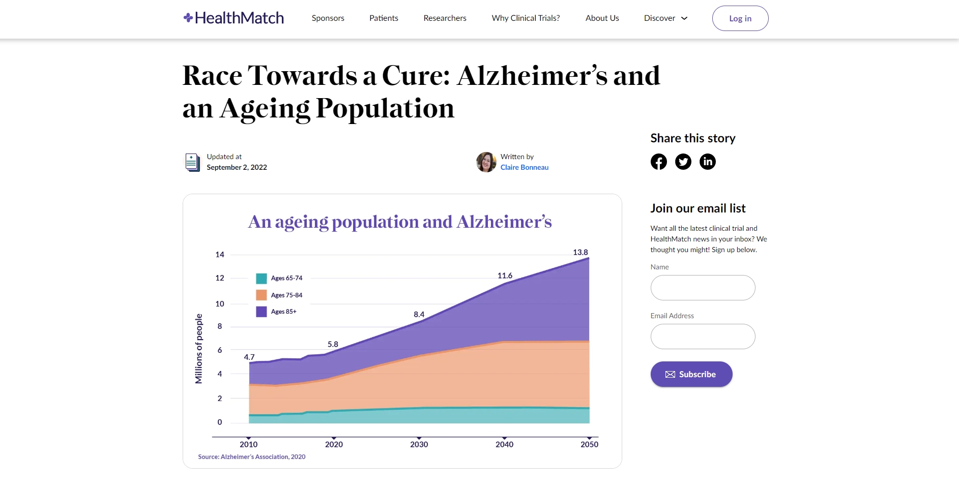 Race Towards a Cure: Alzheimer's and an Ageing Population