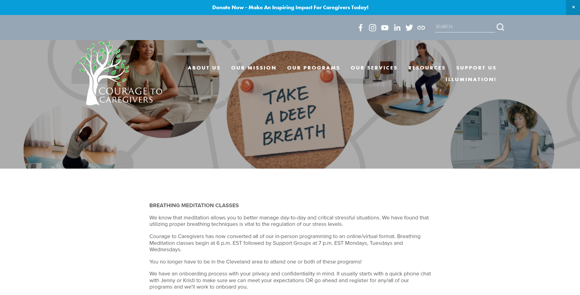 Breathing Meditation Classes