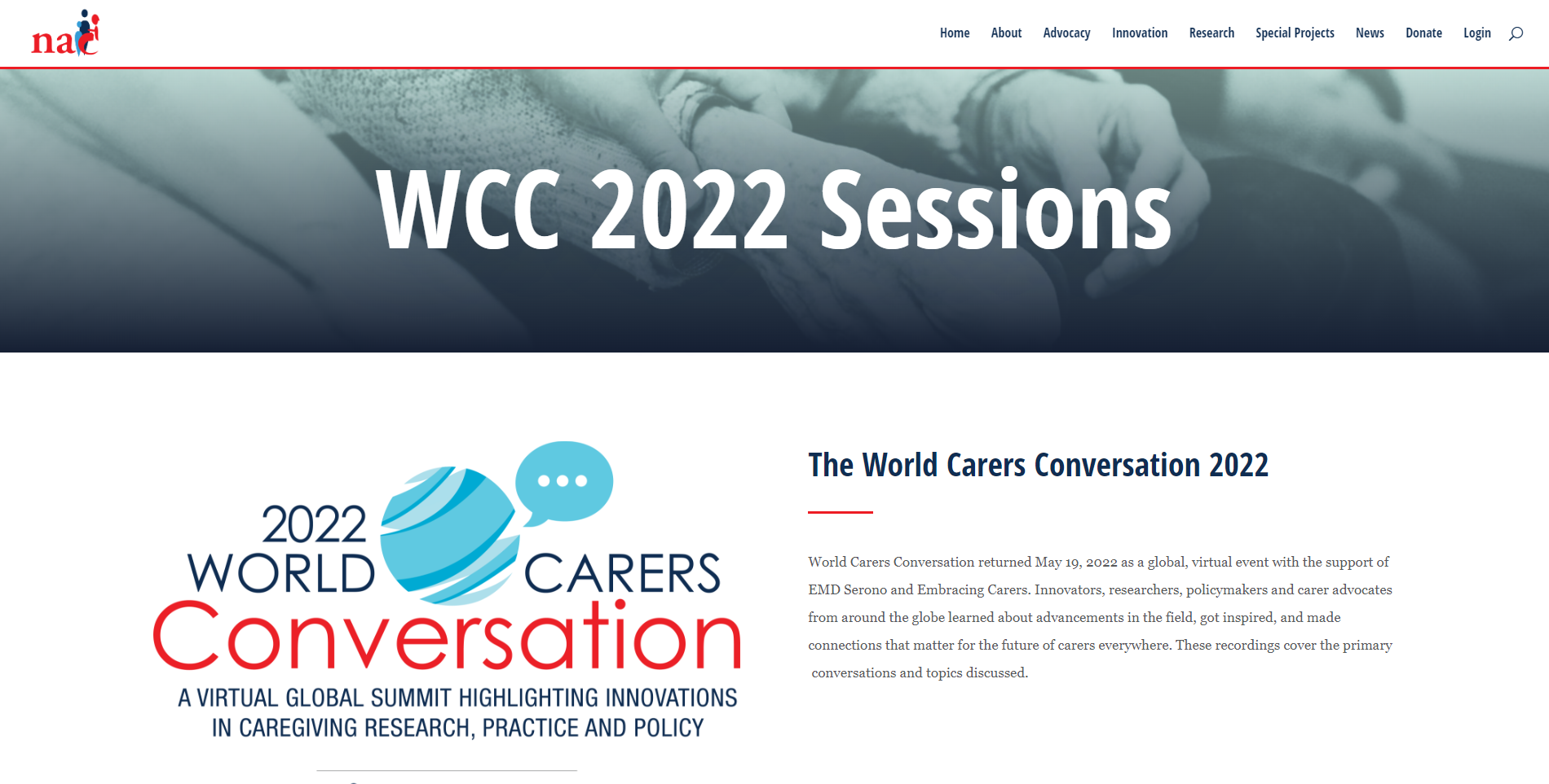 The World Carers Conversation 2022