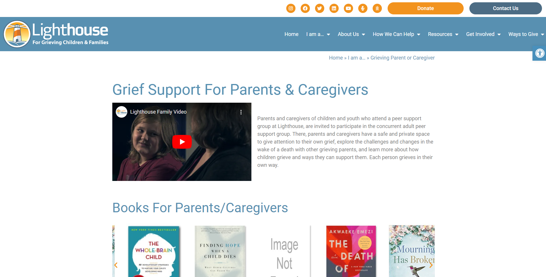 Grief Support for Parents & Caregivers
