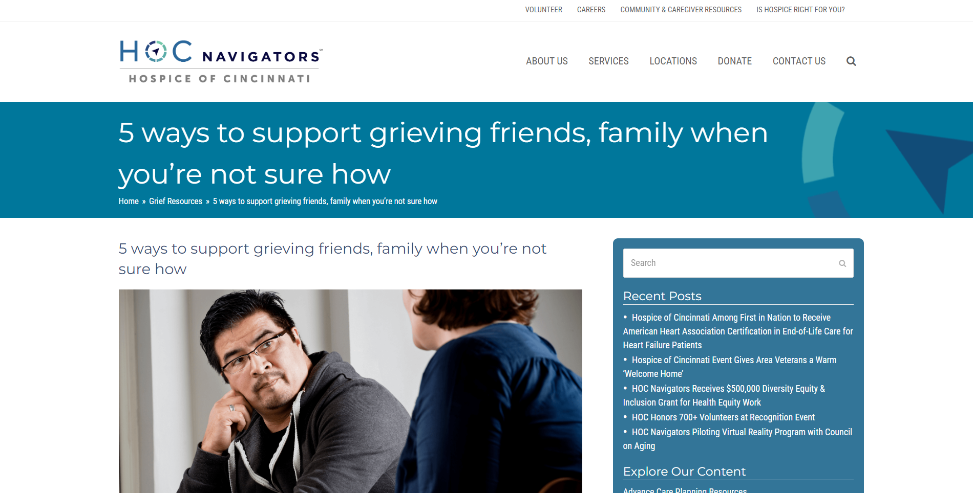 5 ways to support grieving friends, family when you’re not sure how